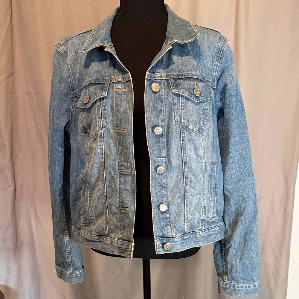 LOFT Light Blue Jean Jacket